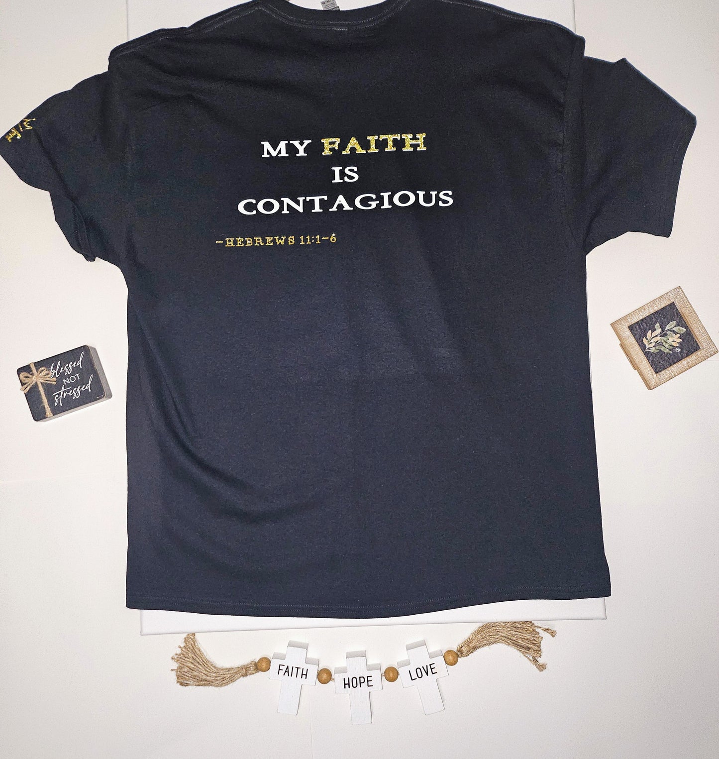 Kingdom Threads | Glitter Gold T-Shirt