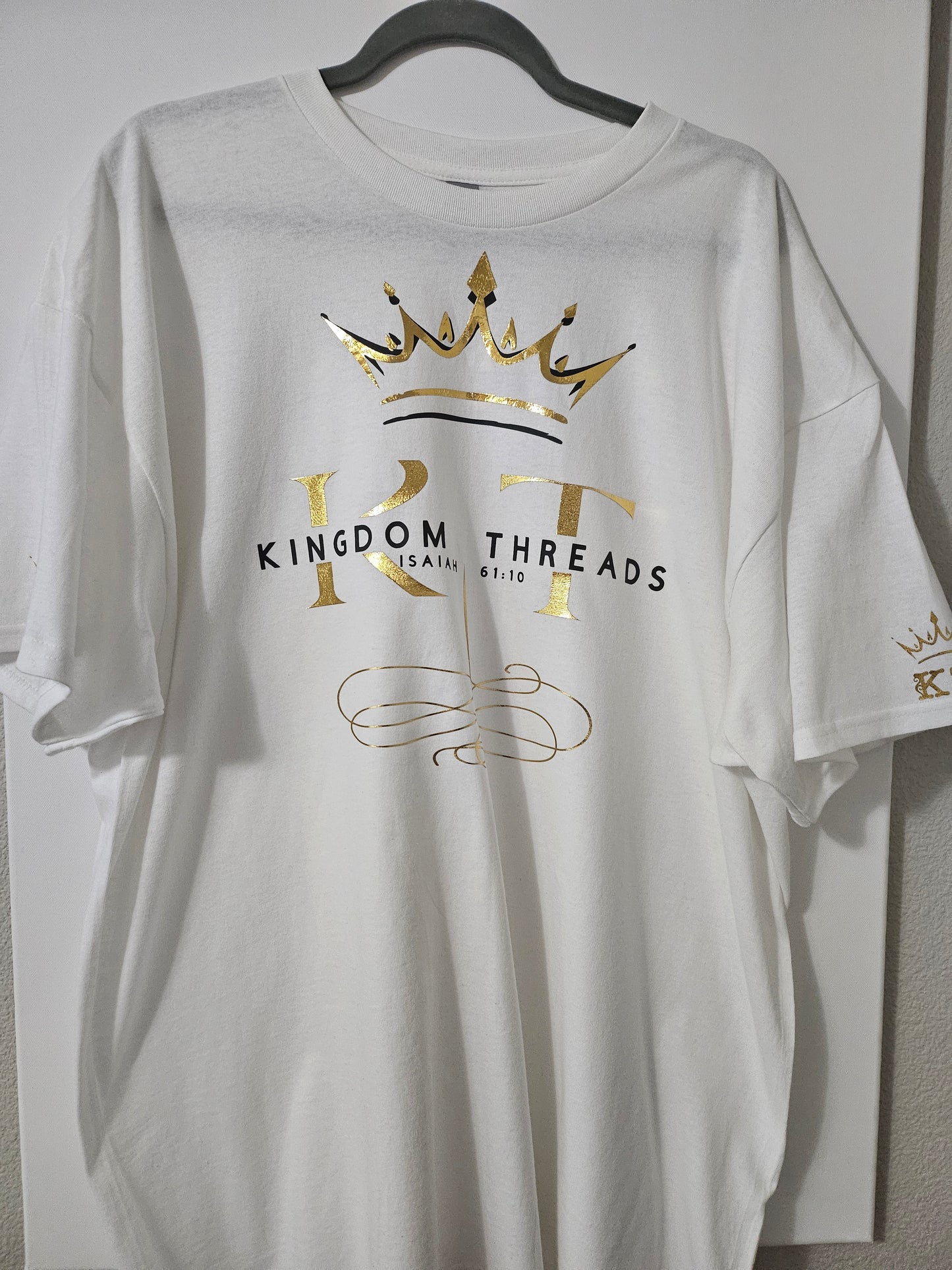 Kingdom Threads | Glitter Gold T-Shirt